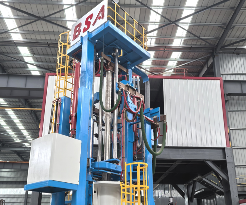 Vacuum self consuming remelting furnace (VAR)